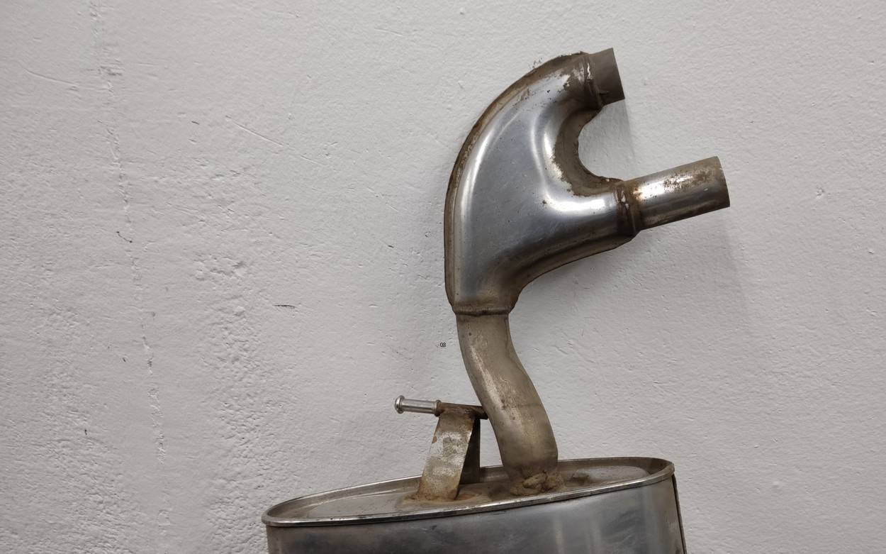 Глушитель основной / задняя часть