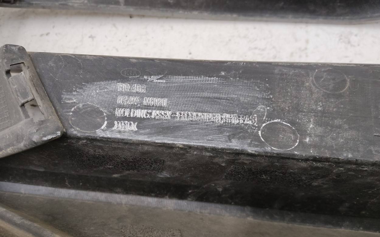 Накладка переднего бампера правая