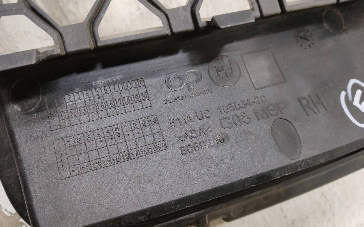 Накладка переднего бампера правая