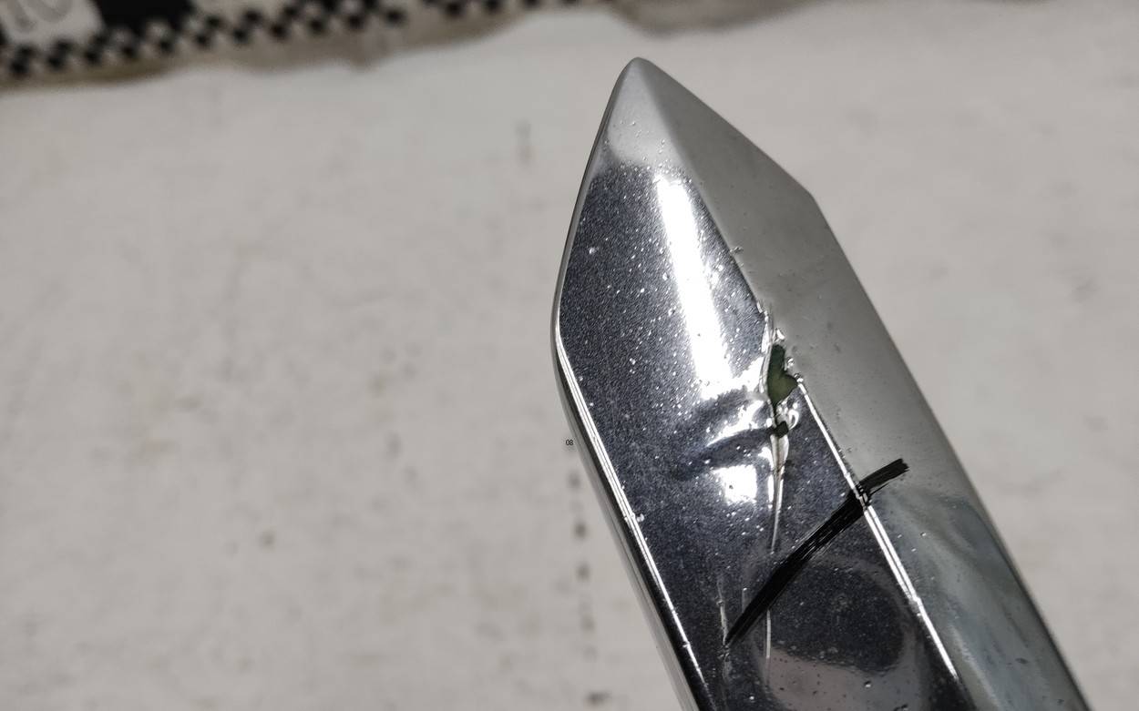 Накладка переднего бампера левая