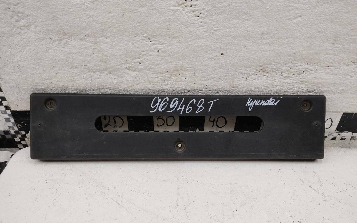 Накладка переднего бампера под номер