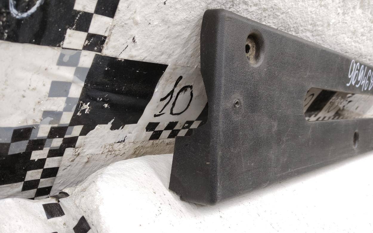 Накладка переднего бампера под номер