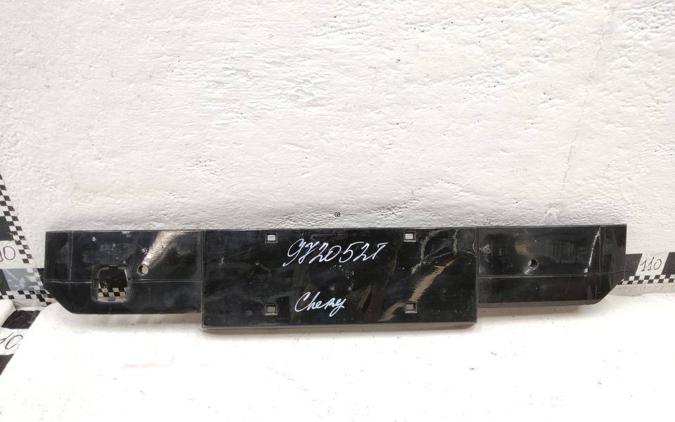 Накладка переднего бампера под номер