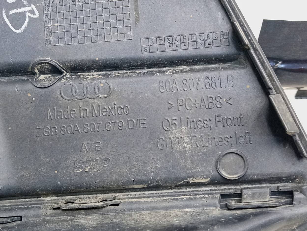 Накладка переднего бампера левая