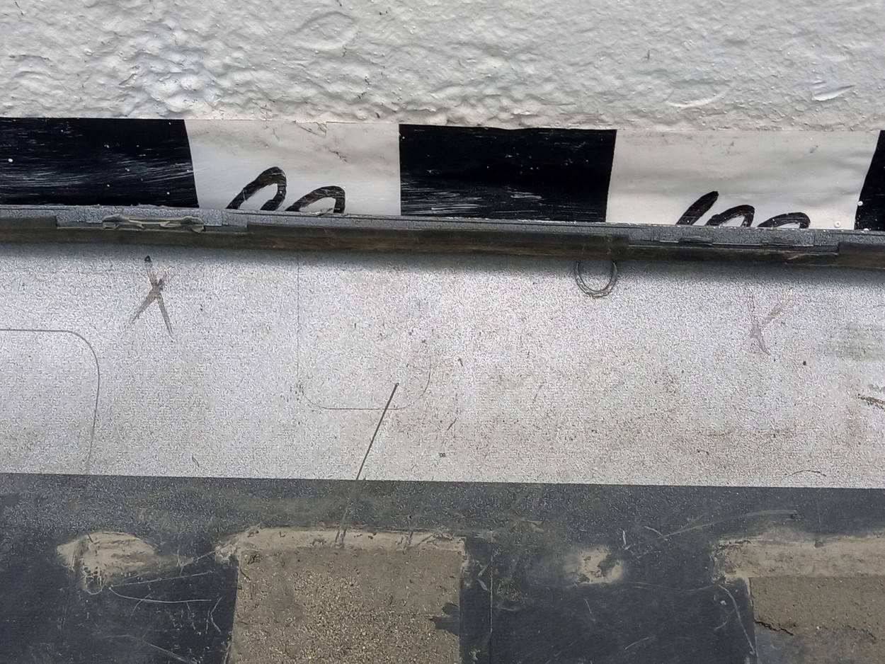 Накладка заднего бампера