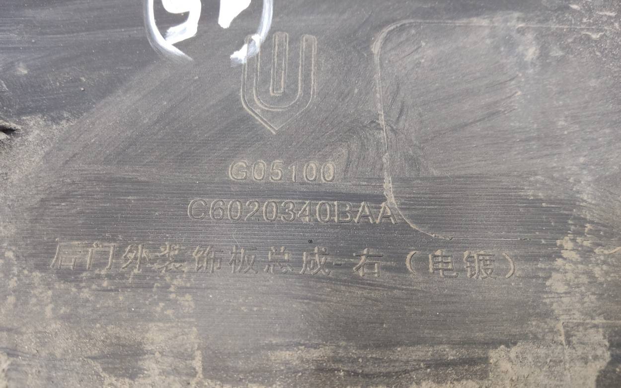 Накладка двери задней правой