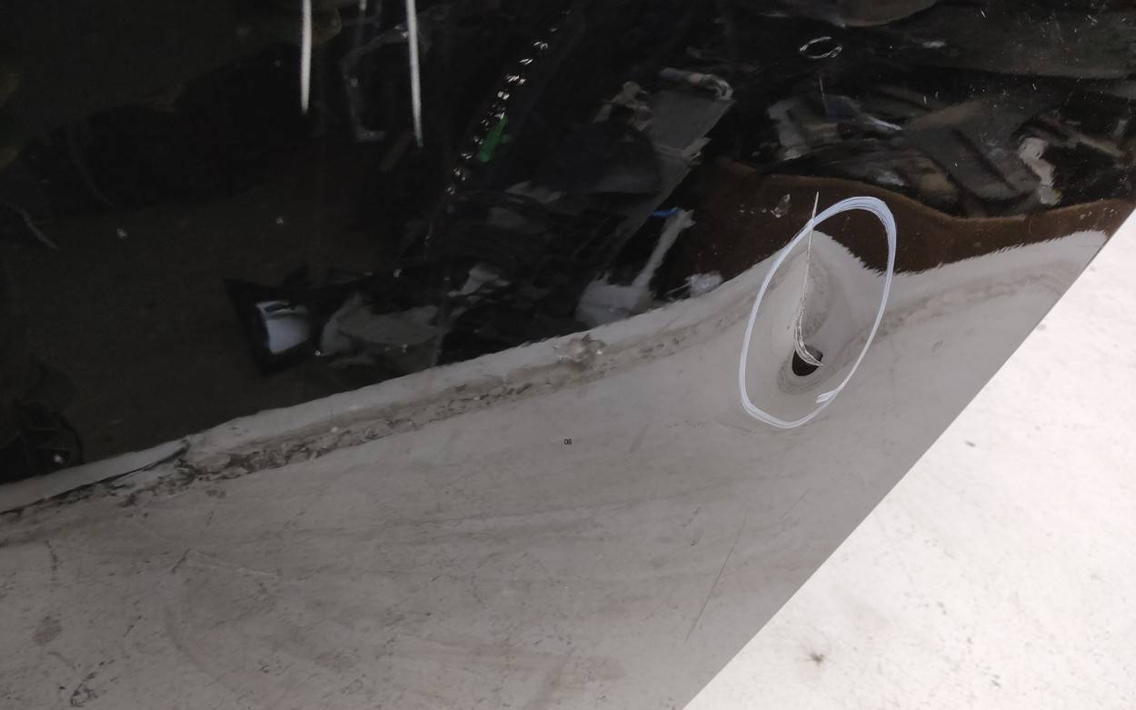 Дверь задняя левая