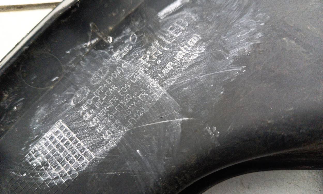 Накладка переднего бампера правая