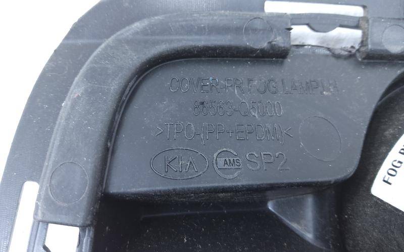 Накладка переднего бампера левая