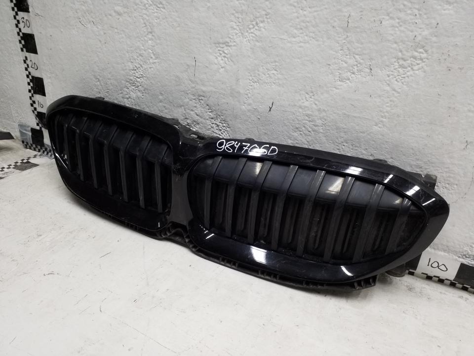 Жалюзи воздуховода решётки радиатора BMW 3er G20 черные