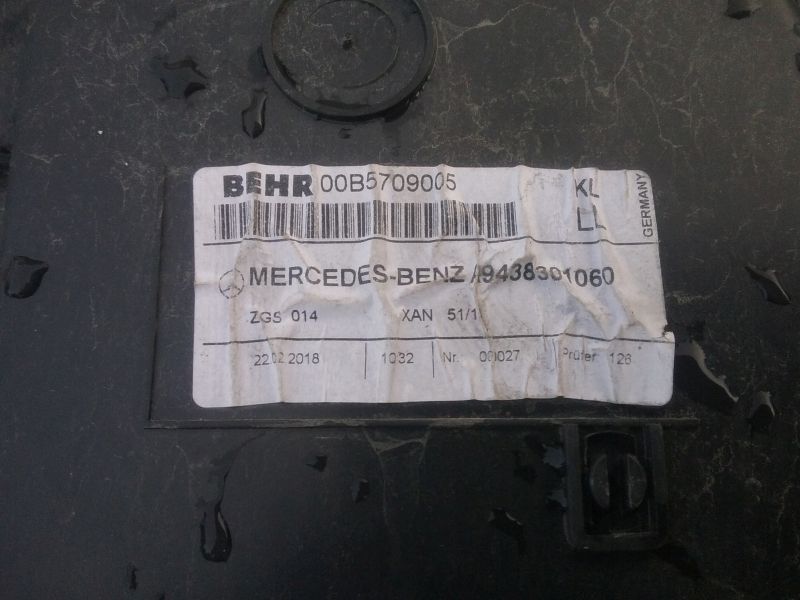 Отопитель салона Mercedes Benz Actros
